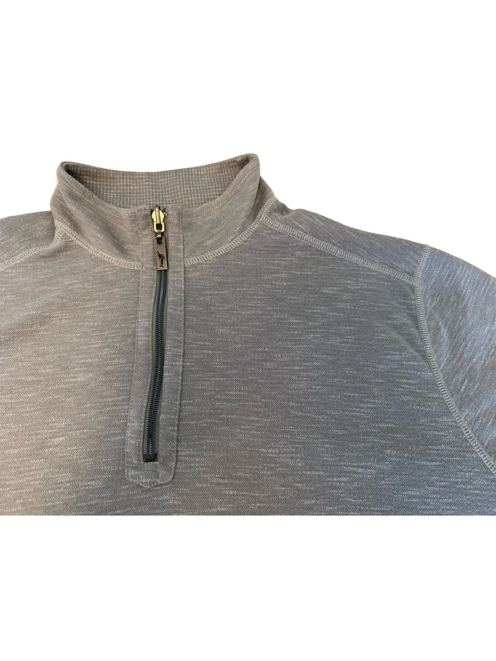 Tommy Bahama Men’s Gray 1/4 Zip Pullover Sweatshirt Size L